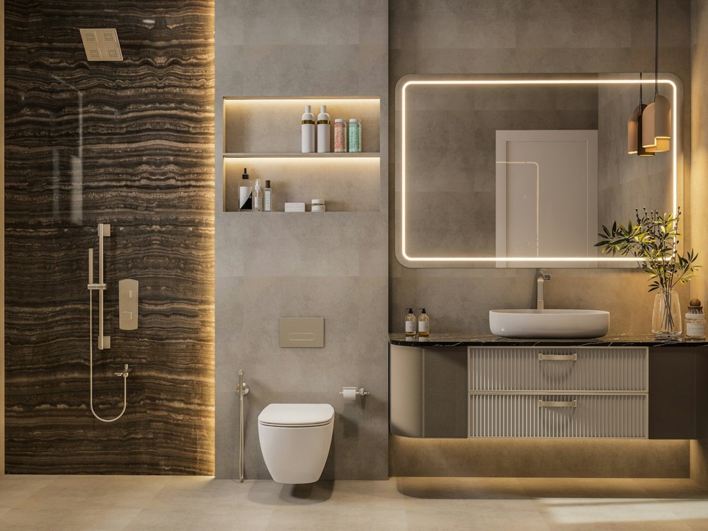 Salle de bain rénovée